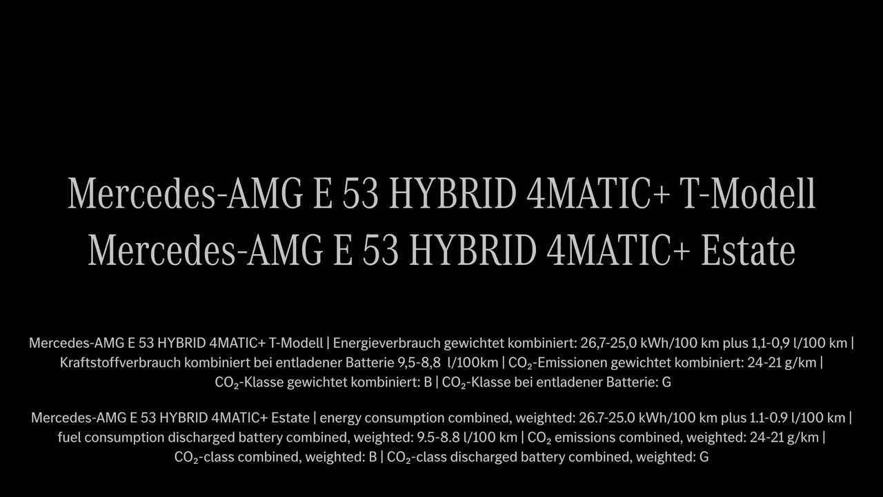 Mercedes-AMG E 53 HYBRID 4MATIC+ Wagon