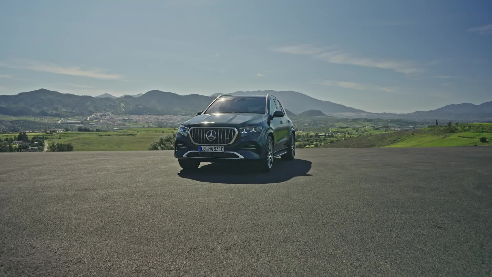 The new Mercedes-AMG GLE 53 HYBRID (European model shown)