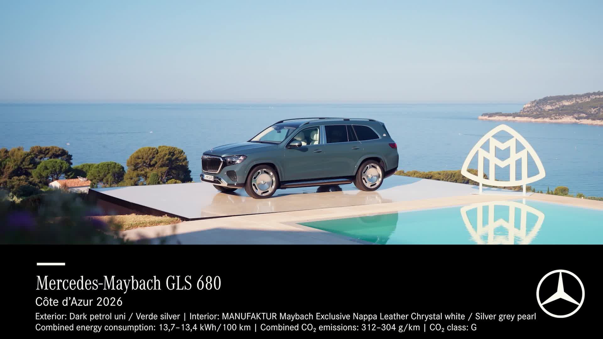 The new Mercedes-Maybach GLS 680 - Dark Petrol / Verde Silver (European model shown)