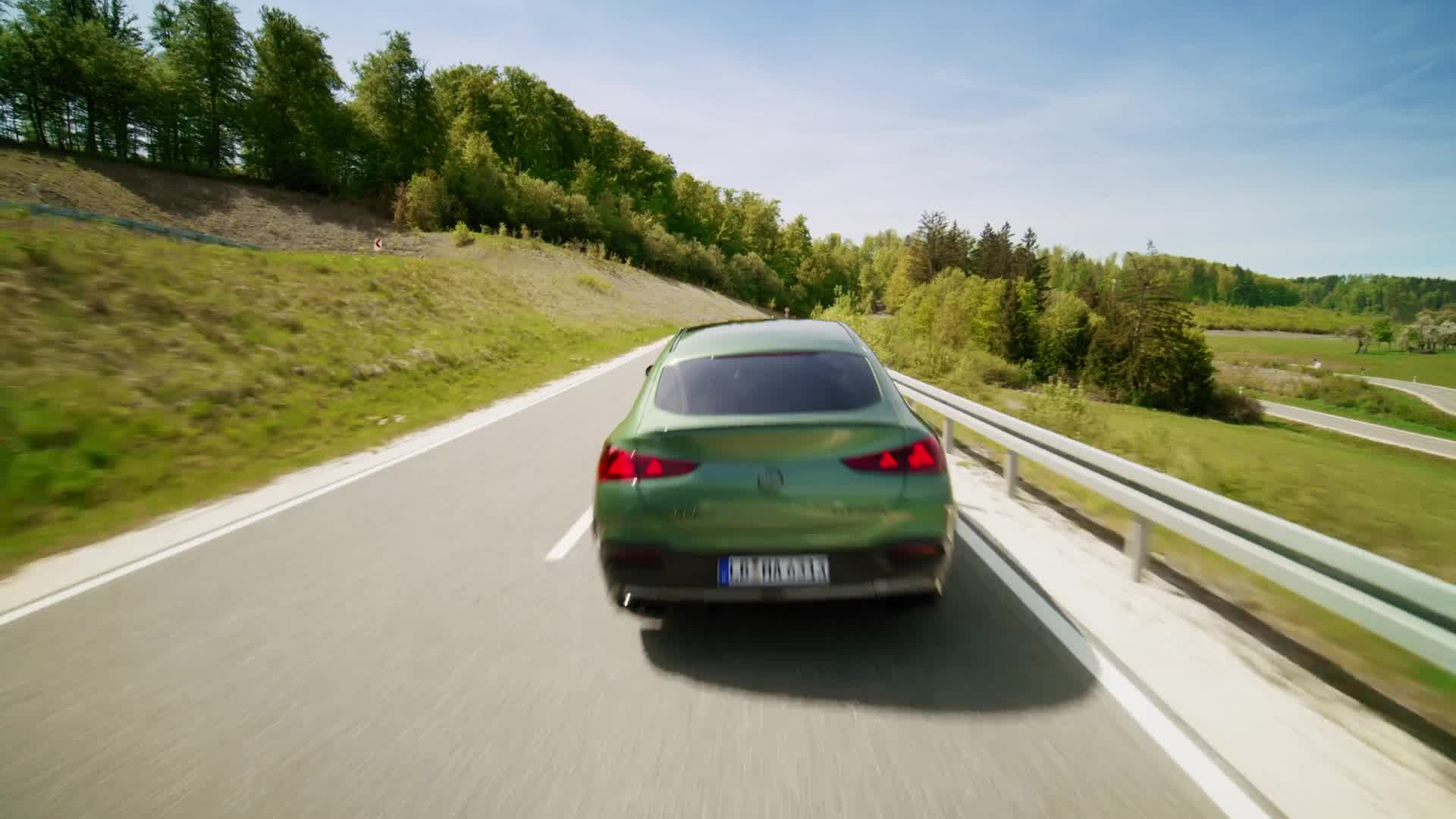 The new Mercedes-AMG GLE 63 S Coupe - Driving Footage (European model shown)