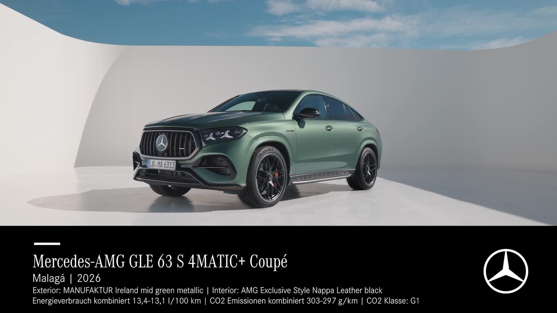 The new Mercedes-AMG GLE 63 S Coupe - Design Footage (European model shown)