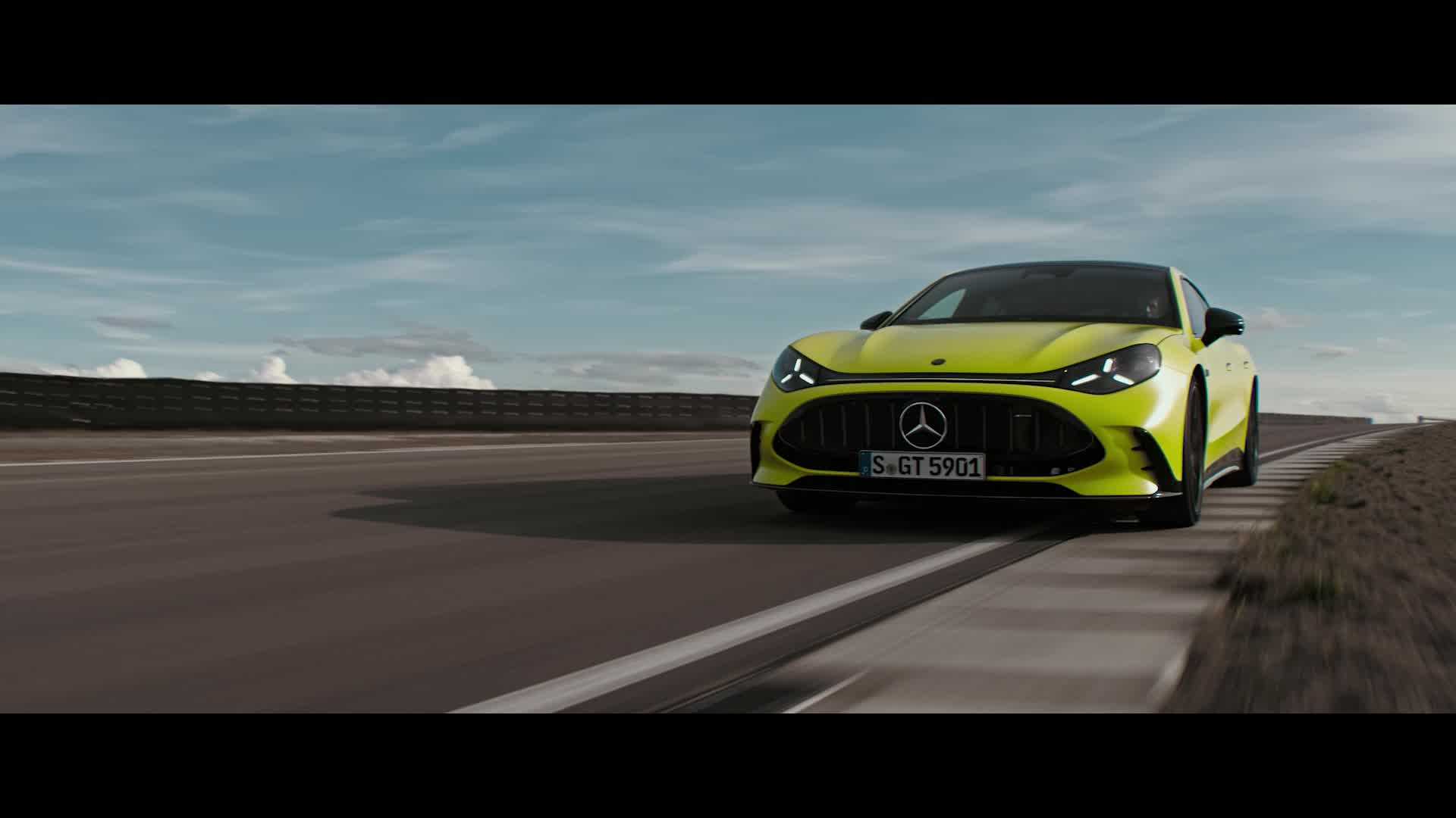 The new Mercedes-AMG GT 4-Door Coupe (European model shown)