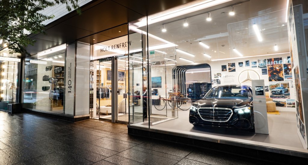 Mercedes-Benz Studio Toronto Unveils New ‘140 Years of Innovation’ Immersive Experience at Holt Renfrew