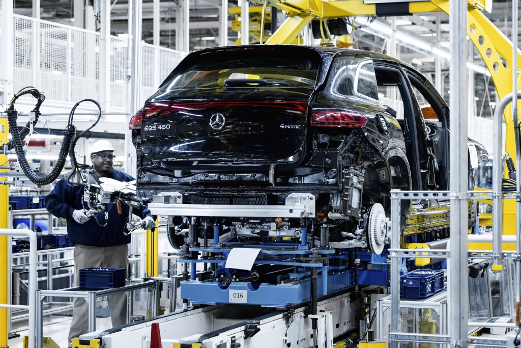 Start of Production for the new EQS SUV at Mercedes-Benz in Alabama
