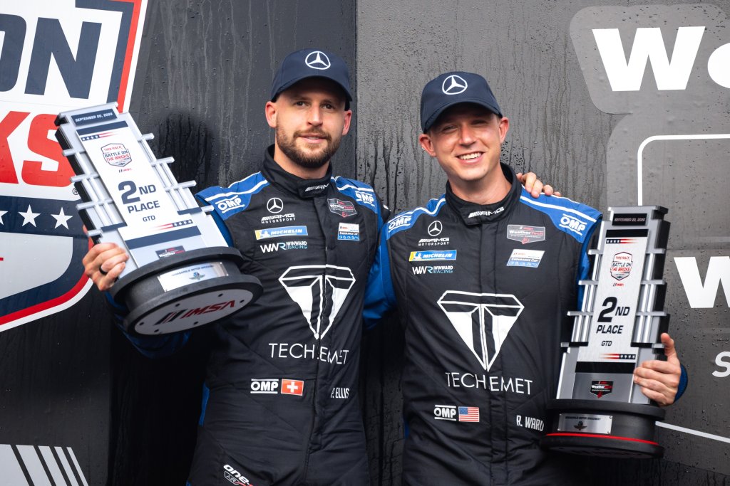 Reigning GT Daytona Champions Winward Racing and Mercedes-AMG Bring IMSA WeatherTech SportsCar GTD Points Leads to Season Finale After Second-Place Finish in Indianapolis