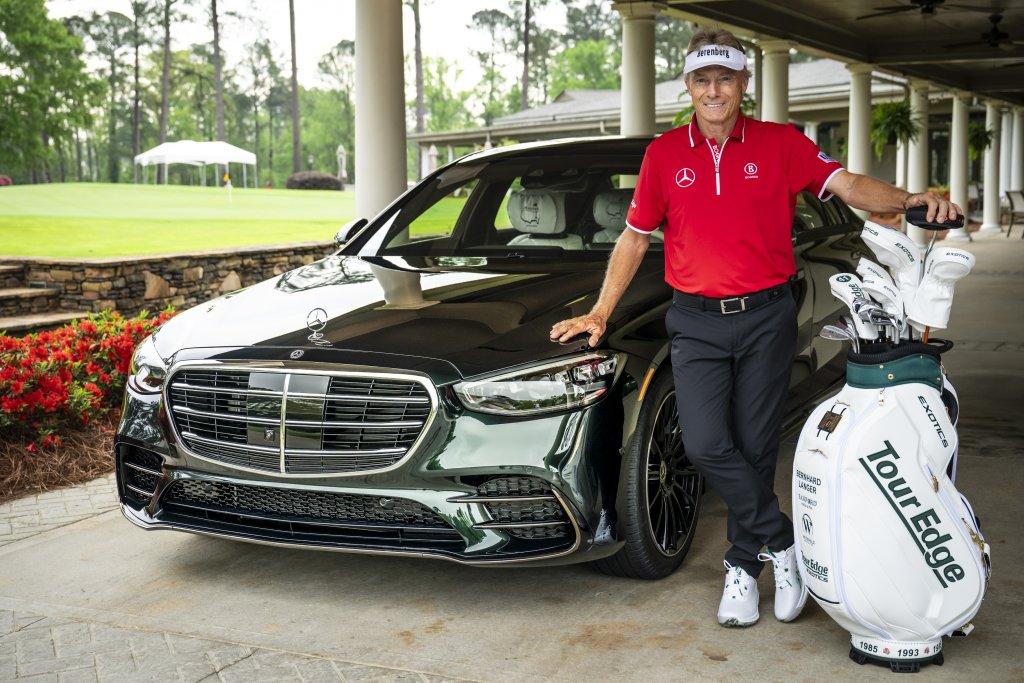 Mercedes-Benz Honors Golf Icon Bernhard Langer with a Personalized S-Class at His Final Masters