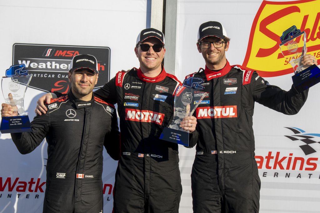 Mercedes-AMG Motorsport Customer Racing Team Korthoff Competition Motors Perseveres to Season-Best Third-Place Finish Sunday at the Sahlen’s Six Hours of The Glen