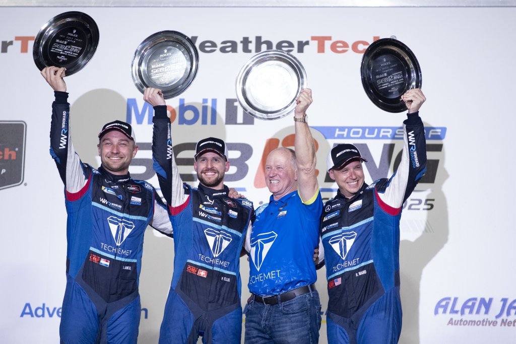 Winward Racing Team and Drivers and Mercedes-AMG Take Early Season IMSA WeatherTech SportsCar Championship GTD Points Lead with Repeat 12 Hours of Sebring Race Win