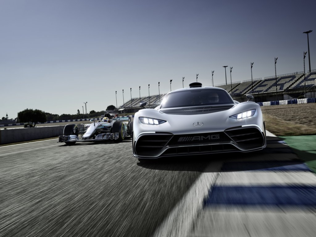 World premiere of the Mercedes-AMG Project ONE show car