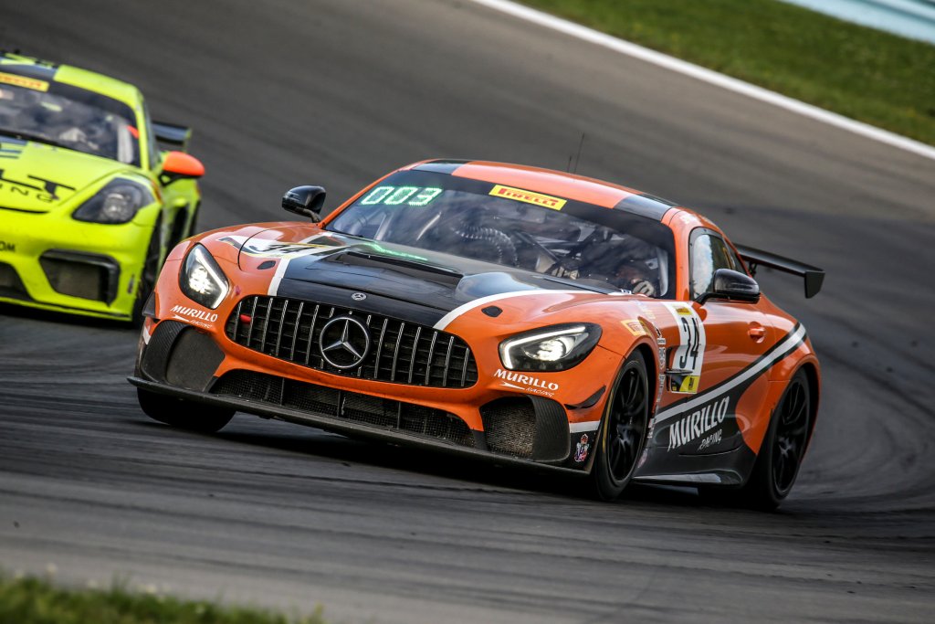 Mercedes-AMG GT4 Secures Sixth Victory of Pirelli GT4 America Season with Murillo Racing at Watkins Glen International