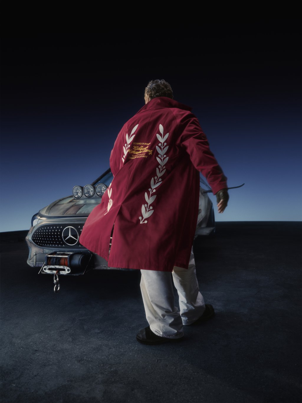 Mercedes-Benz “Class of Creators”: KidSuper unveils his unique “superhero” CLA art piece at Paris Fashion Week