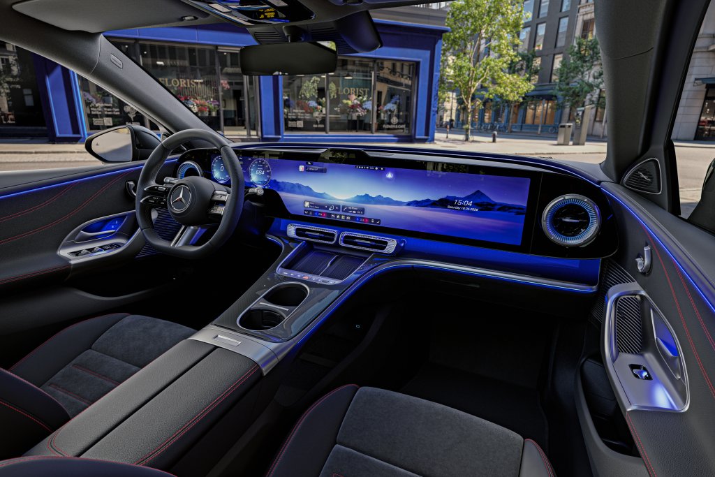 A sanctuary in a class of its own: the interior of the all-new electric Mercedes-Benz C-Class