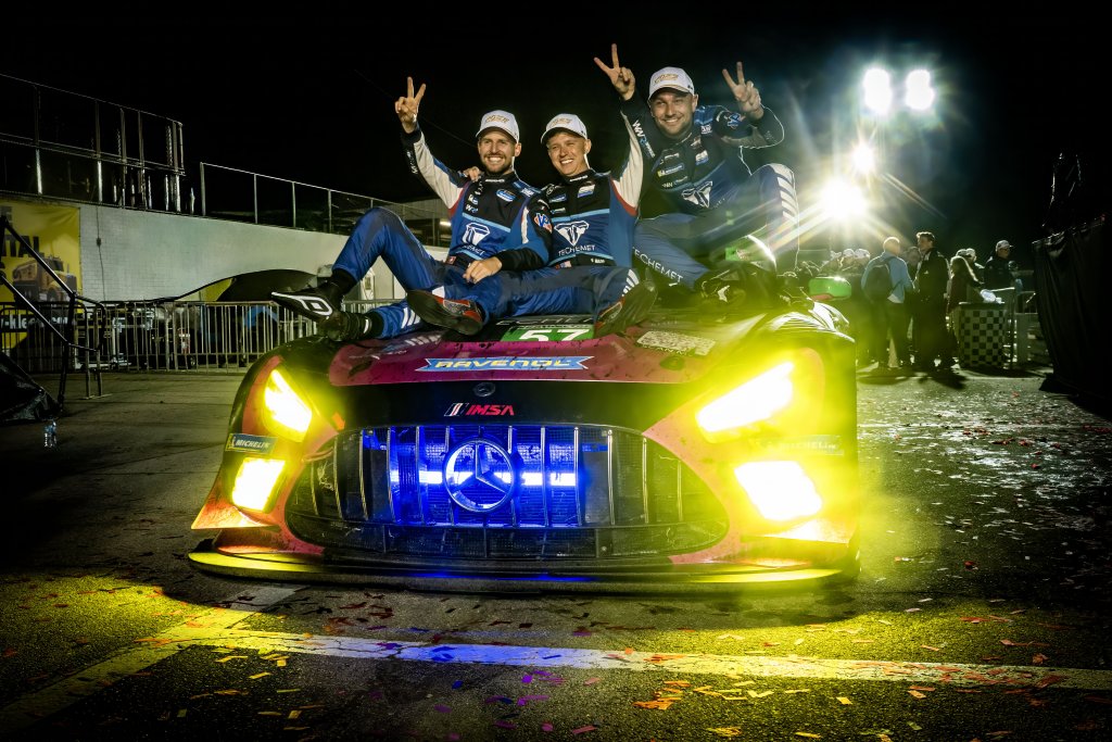 Repeat IMSA WeatherTech SportsCar Championship GT Daytona (GTD) Titles for Winward Racing and Mercedes-AMG Secured Saturday at Motul Petit Le Mans