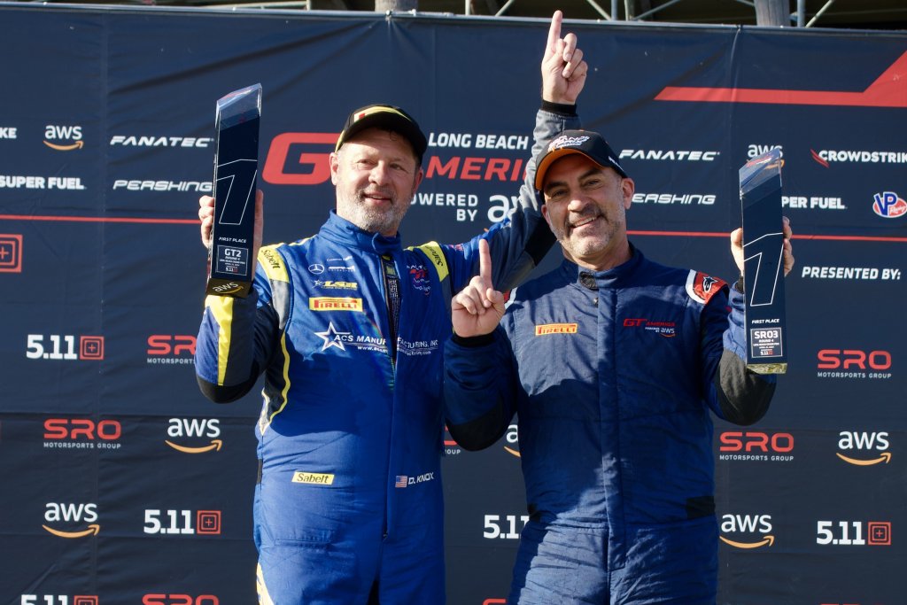 Mercedes-AMG Motorsport Customer Racing Teams CRP Racing and Lone Star Racing Sweep GT America Powered by AWS Race Wins at the Grand Prix of Long Beach
