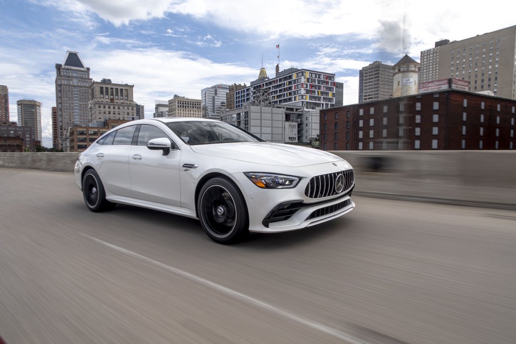 New 2021 Mercedes-AMG GT 43 4-Door Coupe offers an additional entry point to the AMG GT family