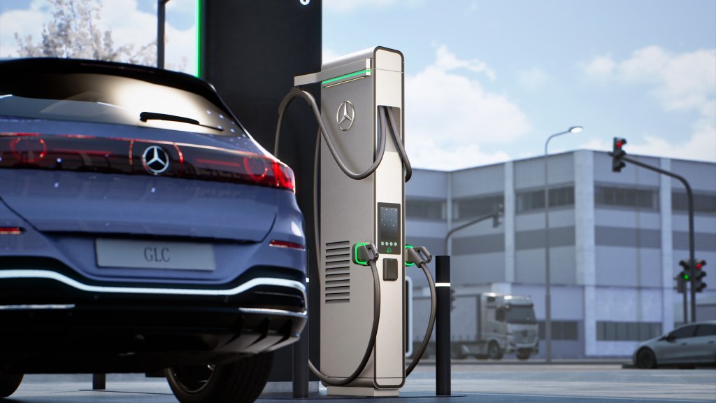 Mercedes-Benz sets new standards for public charging: Integration of revolutionary  high-performance fast charger into the company's own fast-charging network