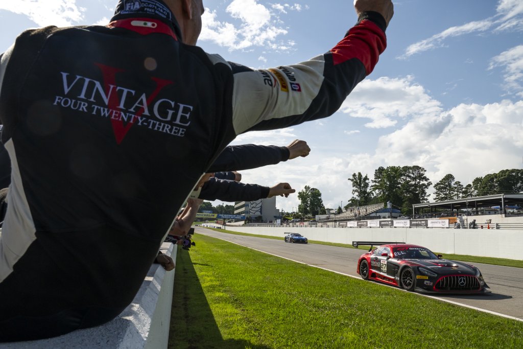 Mercedes-AMG Motorsport Customer Racing Team JMF Motorsports Secures First Race Win with New No. 27 Mercedes-AMG GT3 Team and Co-Drivers Jason Daskalos and Philip Ellis at Michelin Raceway Road Atlanta