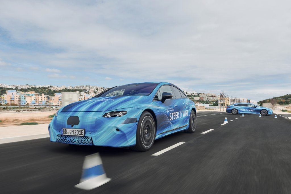 Steer-by-wire becomes reality in the new EQS