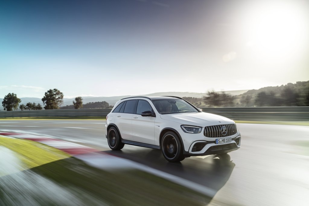 The new 2022 Mercedes-AMG GLC 63 S SUV combines groundbreaking performance with exceptional versatility in the highly compelling GLC SUV package