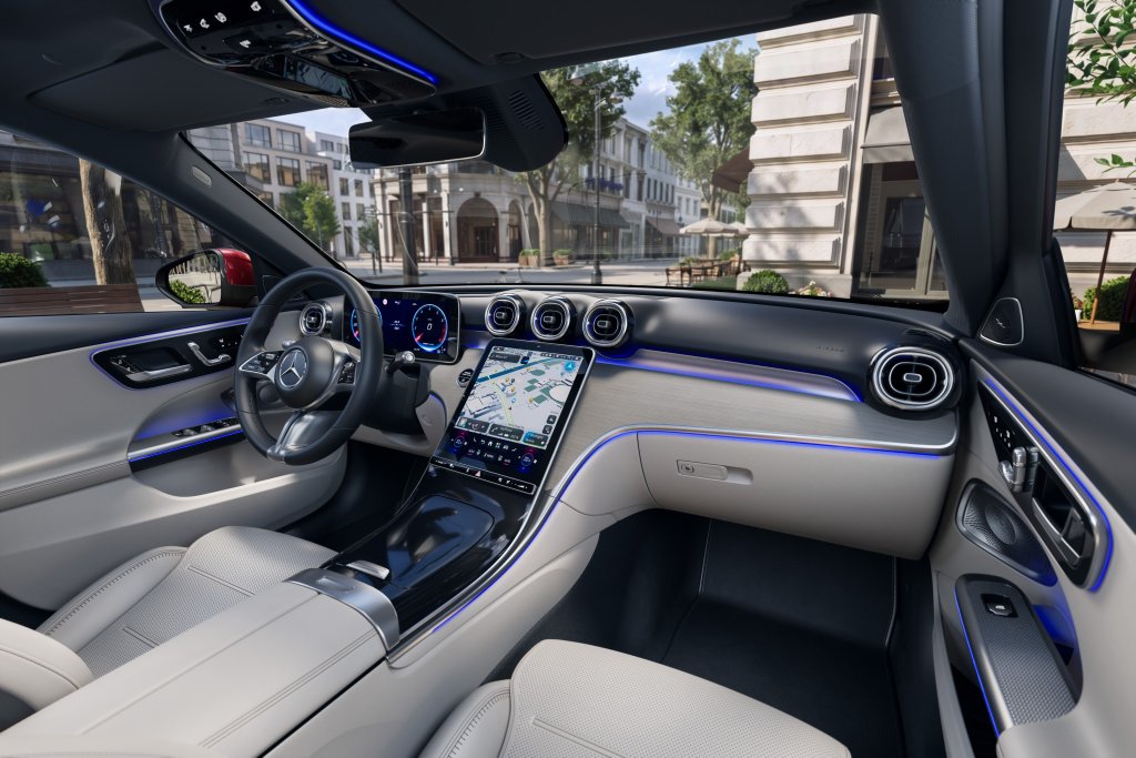 The new Mercedes-Benz C-Class (European model shown)