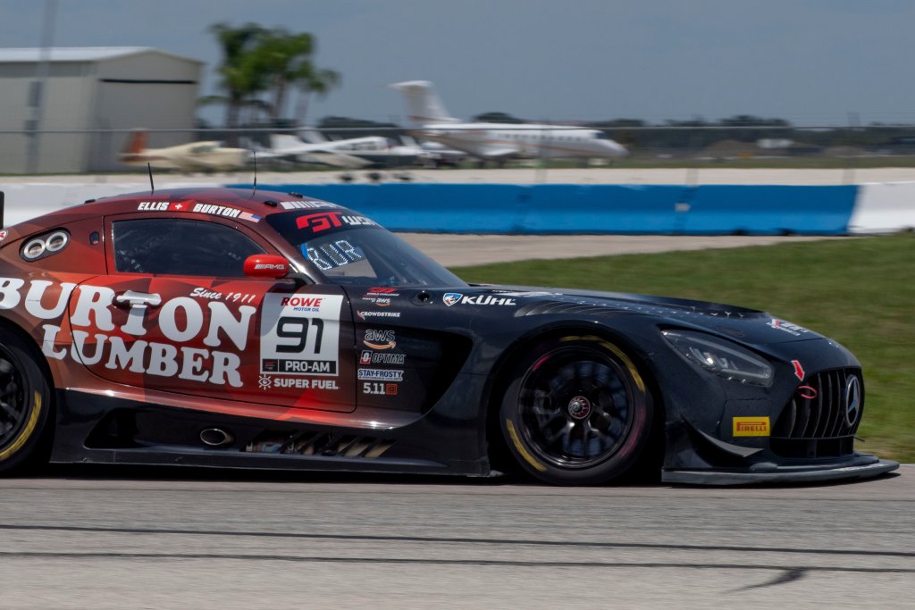 Regulator Racing and Team Drivers Jeff Burton and Philip Ellis Stay in GT World Challenge America Pro-Am Championship Contention with Second-Place Finishes at Sebring