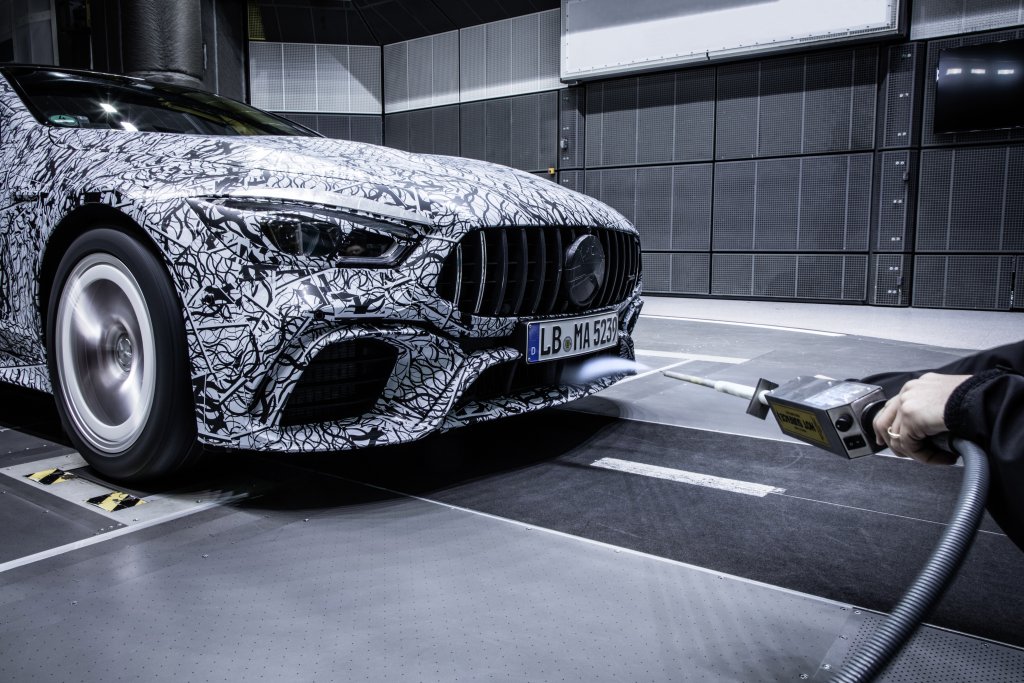 Four-door Mercedes-AMG GT Coupe Aerodynamics Teaser