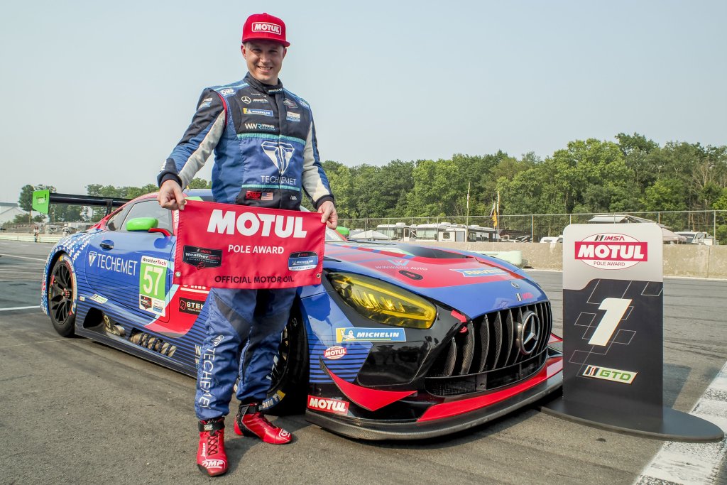 Russell Ward Wins Fourth Career IMSA WeatherTech SportsCar Championship Pole Position Saturday at Road America in the No. 57 Winward Racing Mercedes-AMG GT3