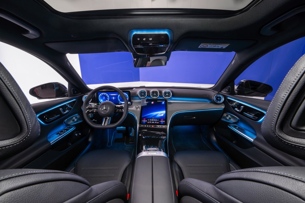 The new Mercedes-Benz C-Class (European model shown)