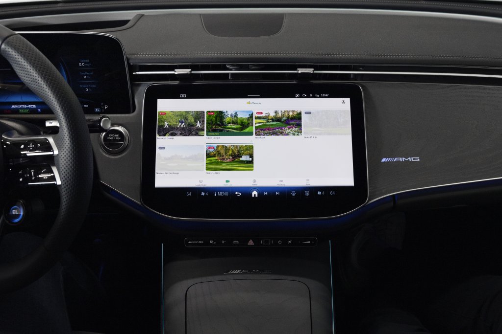 The 2025 Masters Tournament App: Integration in Mercedes-Benz Vehicles
