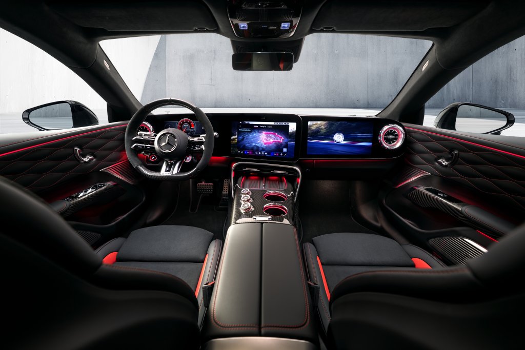 The control center of performance: The interior of the new Mercedes-AMG GT 4-Door Coupe