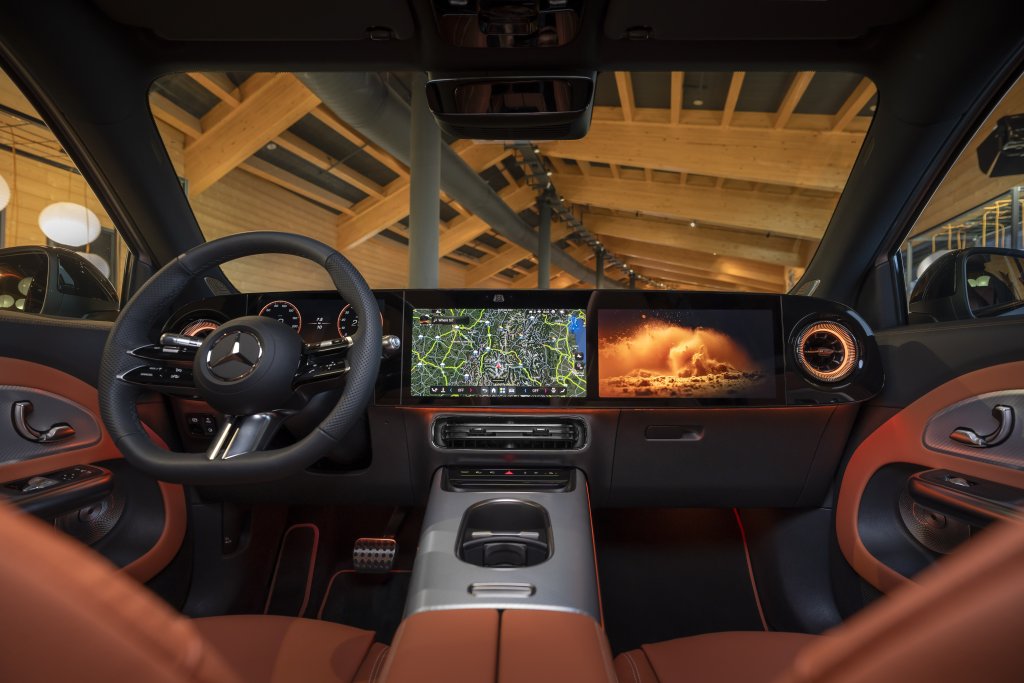 The all-new Mercedes-Benz GLB – all-electric (European model shown)